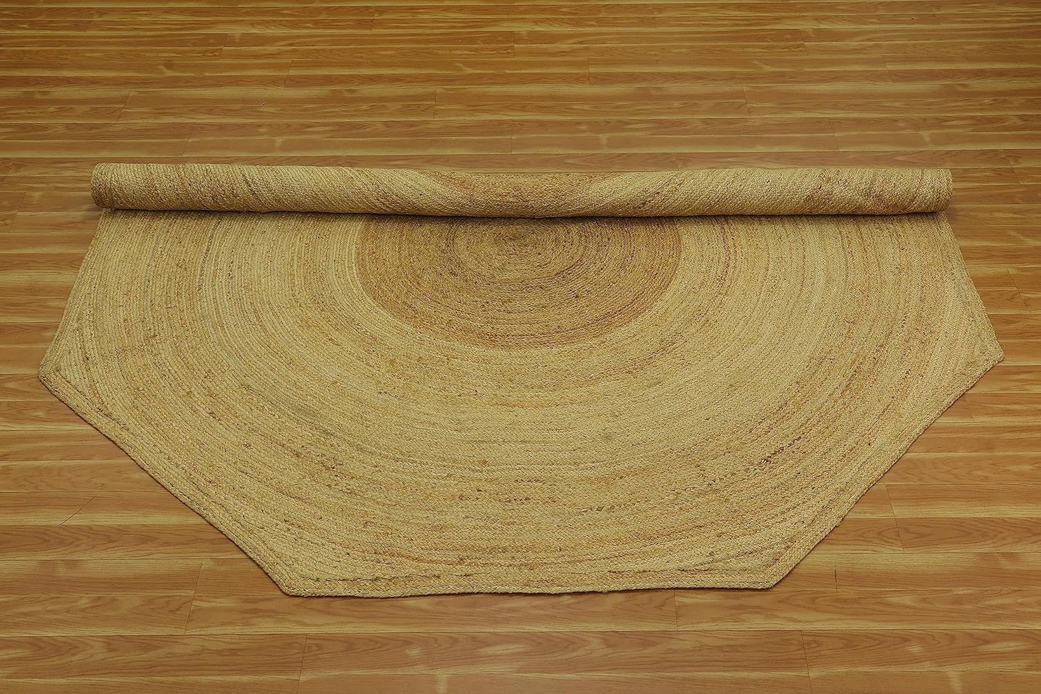 AIESY®  Beautiful Reversible Jute Rug Ideal for High Traffic Area