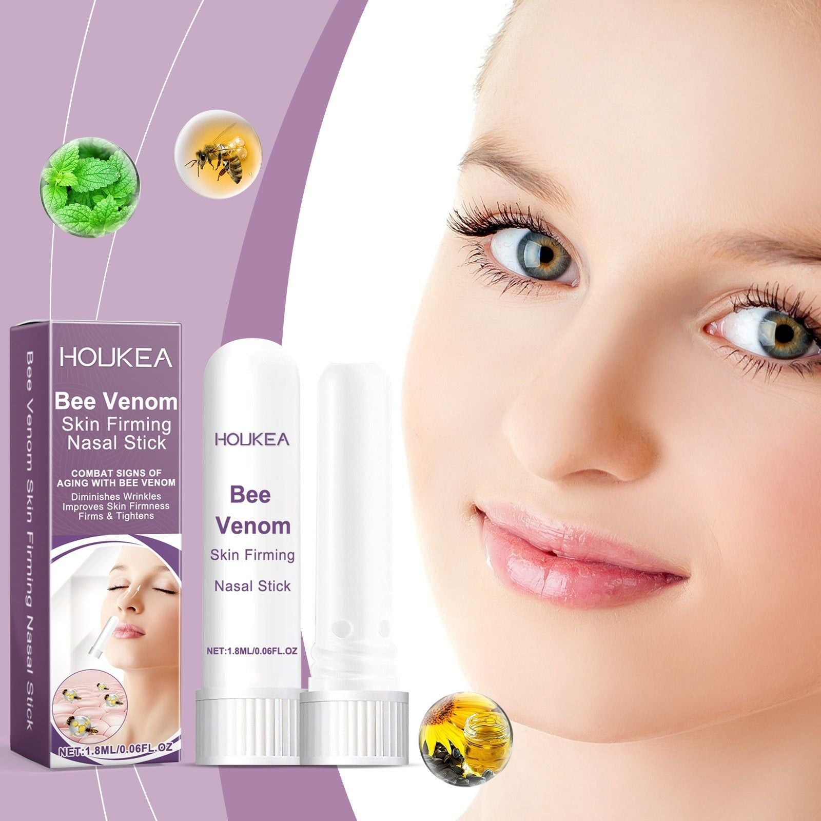 Beevenom Nose Shaping Stick, Instant Firming, Natural Nose Contour, Confidence Boost ,1.8ml