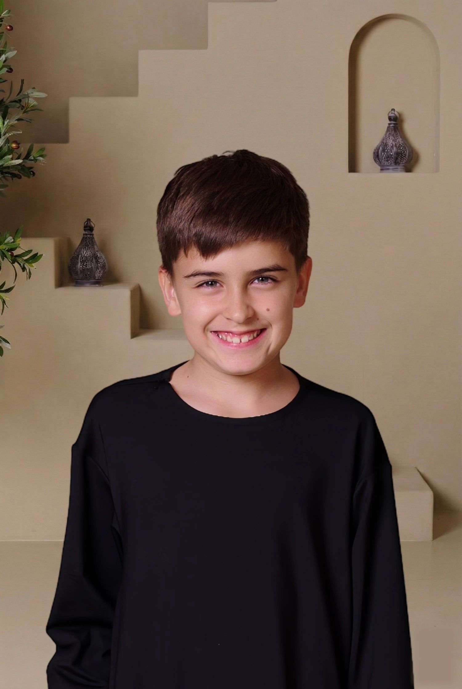 RAYAN Junior Kandura - Black