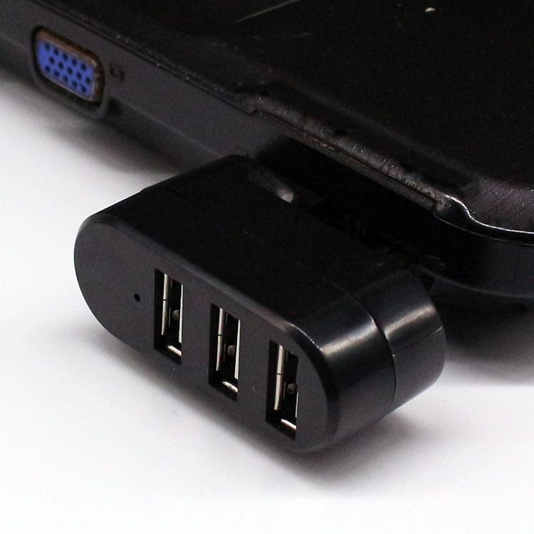 3 Port USB Hub USB 2.0 Adapter Distributor Portable High Speed Splitter