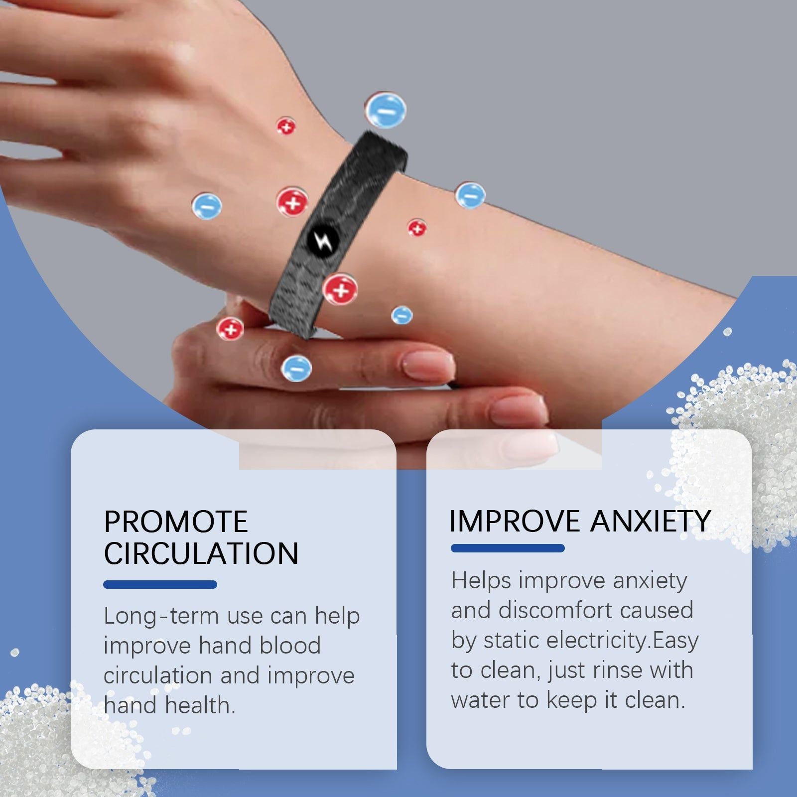 Body Care Bracelet, Anxiety Relief, Blood Circulation, Portable Fashion ,1pcs