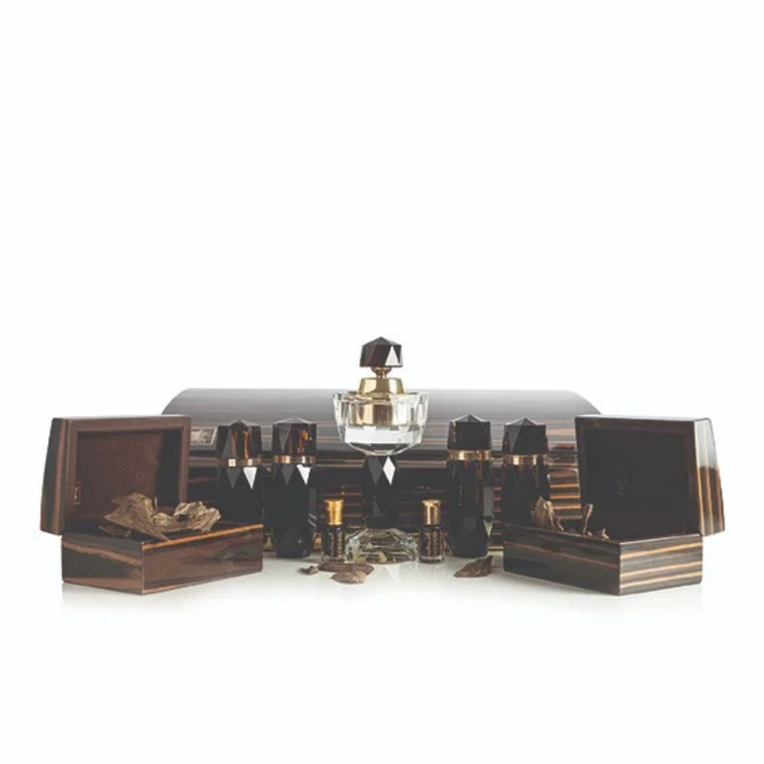 Arabian Oud Luxury Oud Bag - 2 x 60ml Perfumes with Oud Oils & Incense