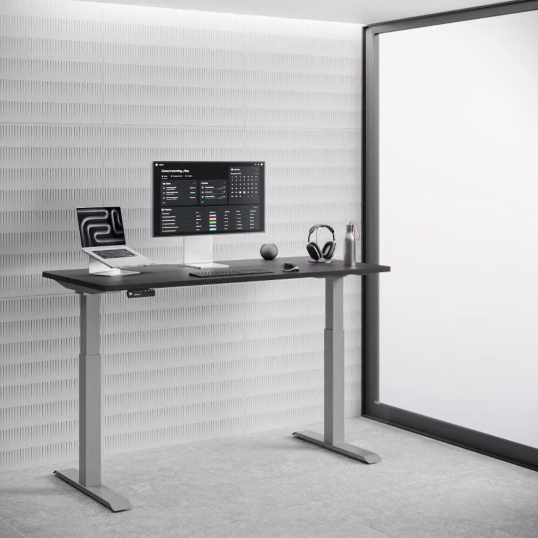 Navodesk Pro Smart Electric Height Adjustable Standing Desk, Ergonomic Dual-Motor Sit-Stand Desk, 47 x 30inch