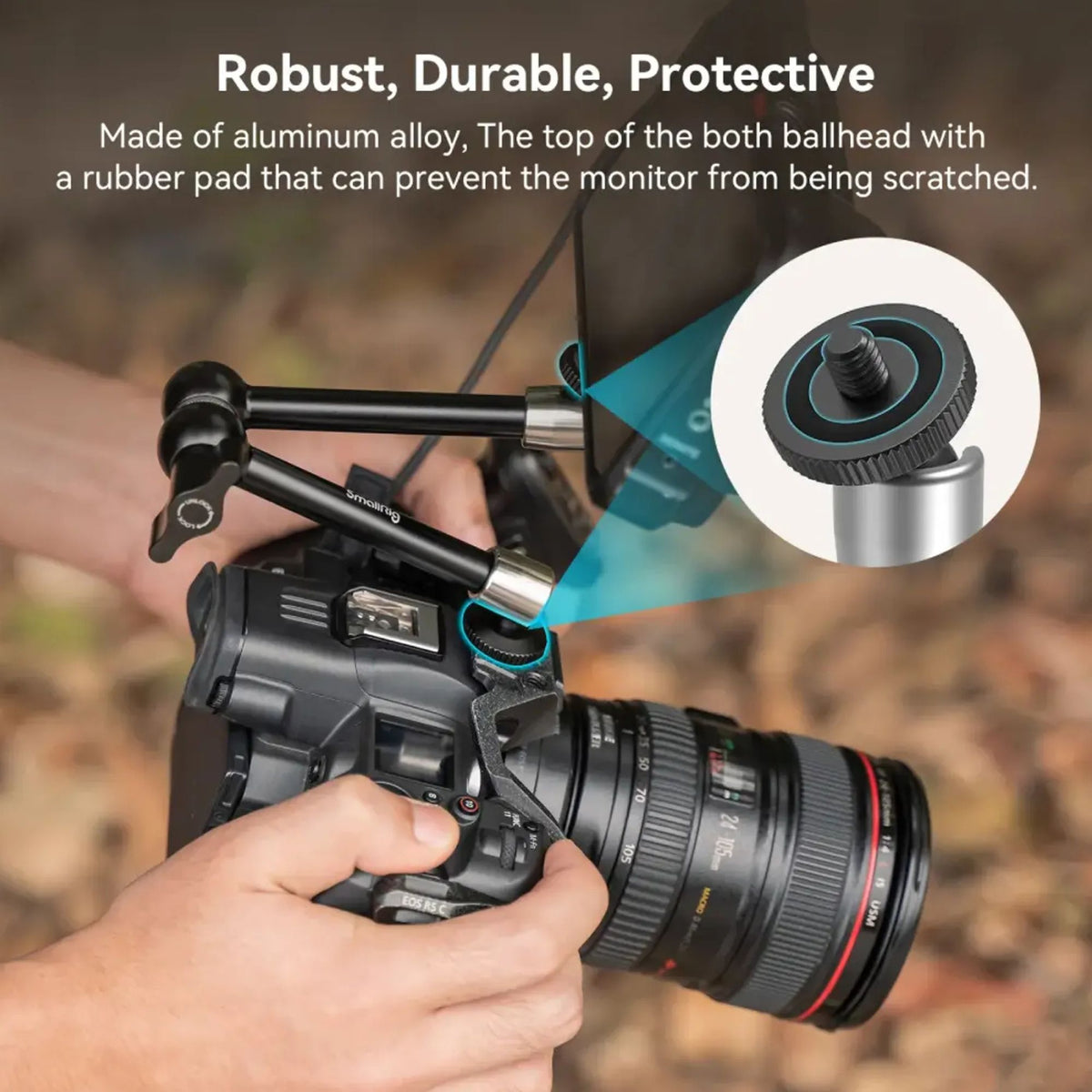 SmallRig Articulating Magic Arm with Super Clamp Kit, Ball Head Mounts, KBUM2732B