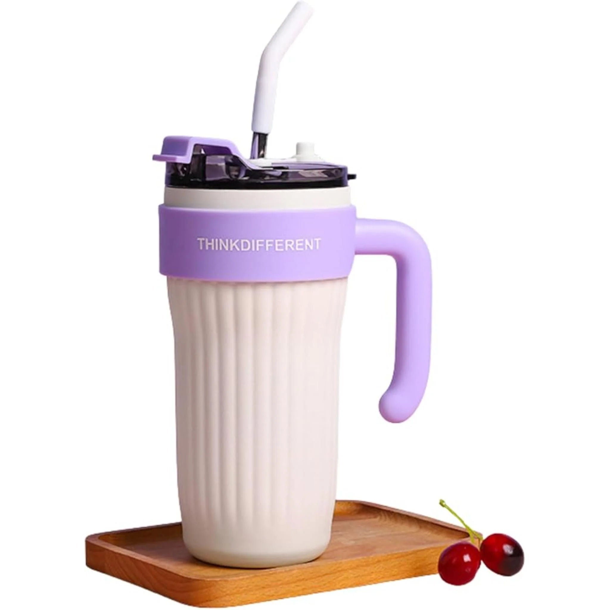 Twisoo Stainless Steel Water Cup,  Large Capacity, Insulated & Leakproof Tumbler, 860ml