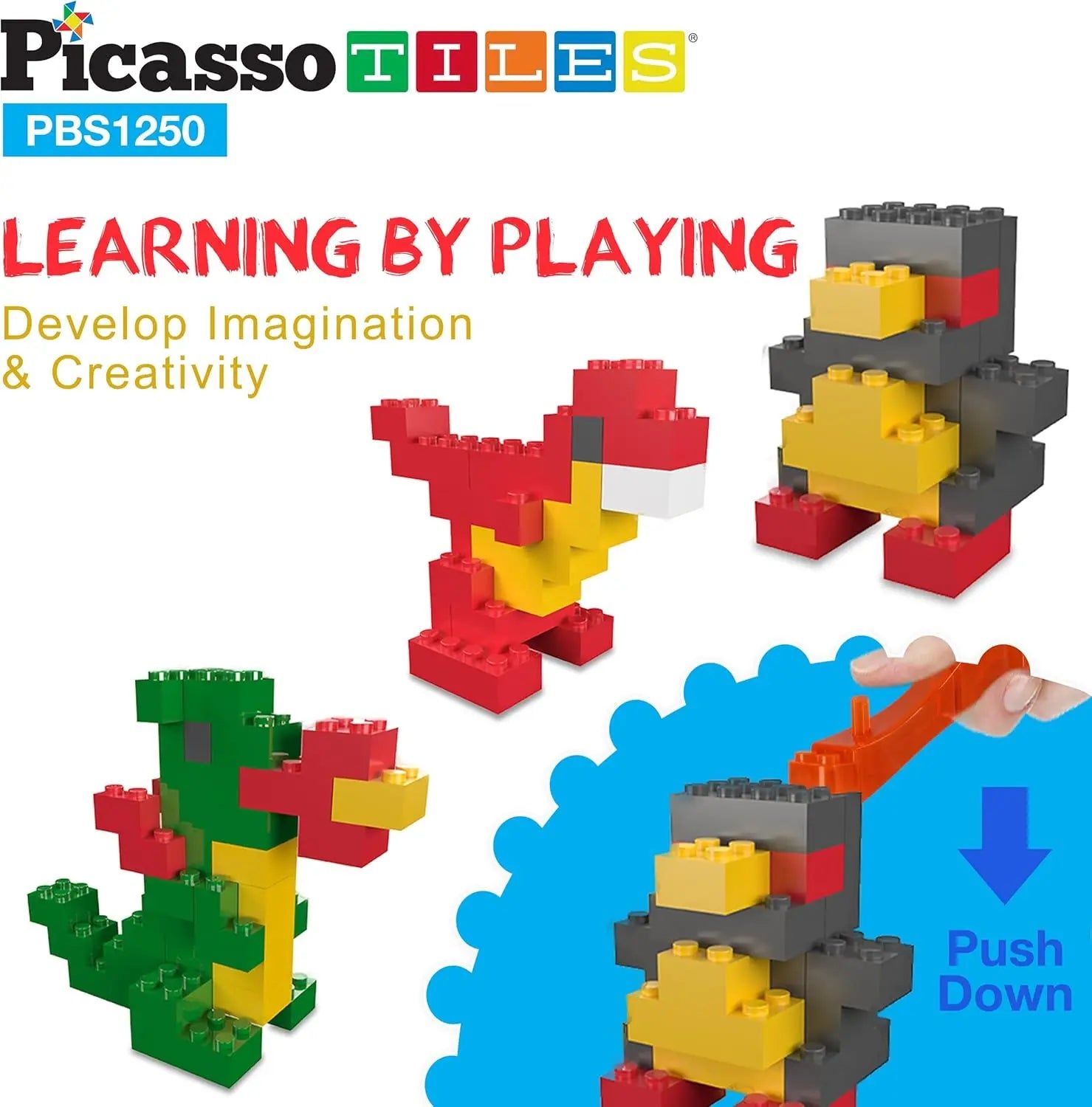 1250 Piece Building Block Set – PicassoTiles