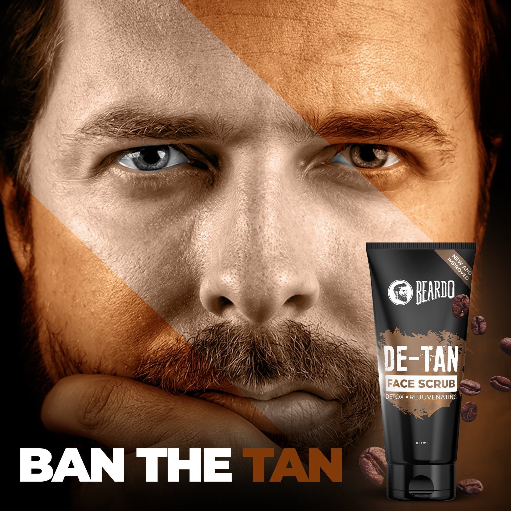 Beardo DeTan Face Scrub Tube 100g