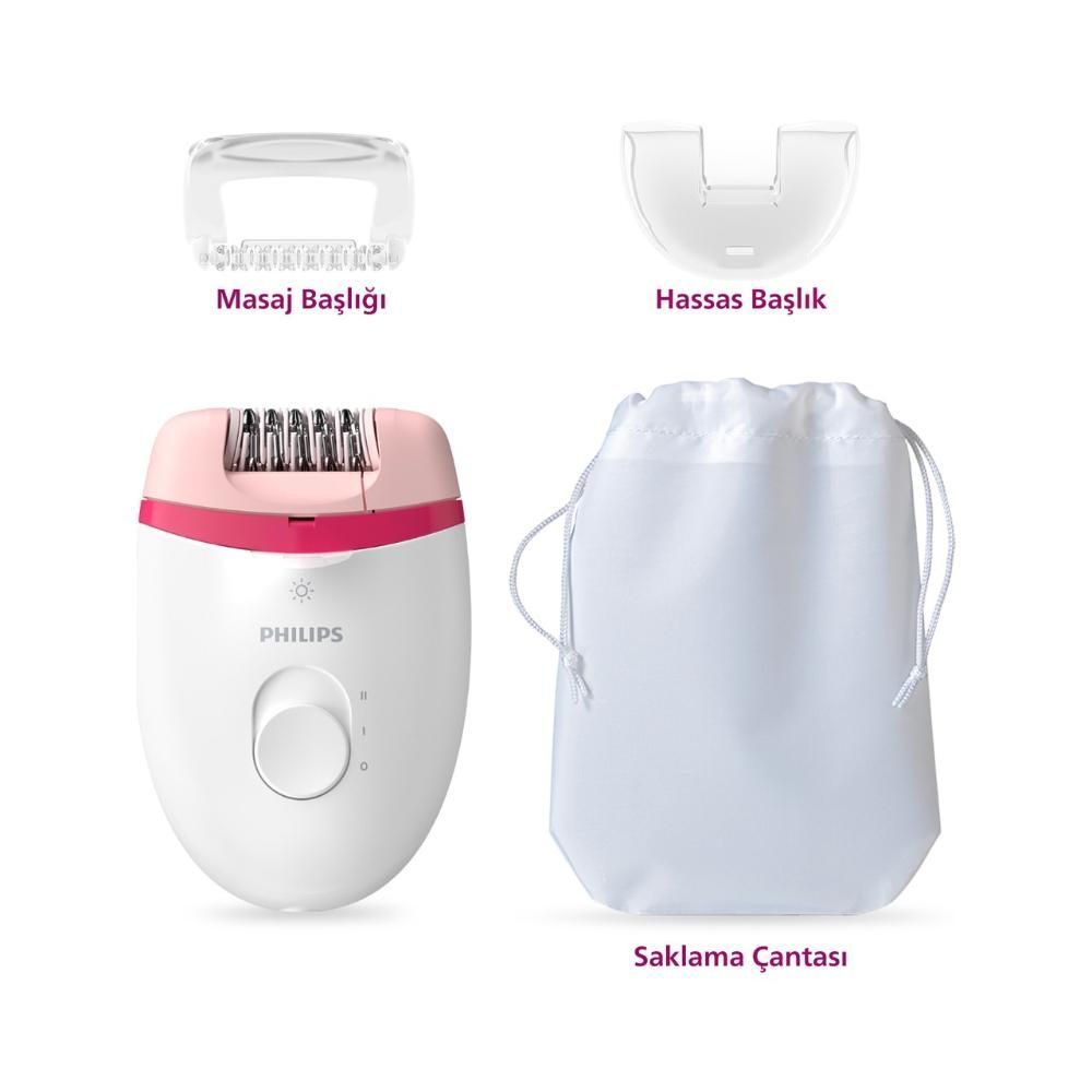 Philips BRE255/05 Satinelle Essential Wired Compact Epilator