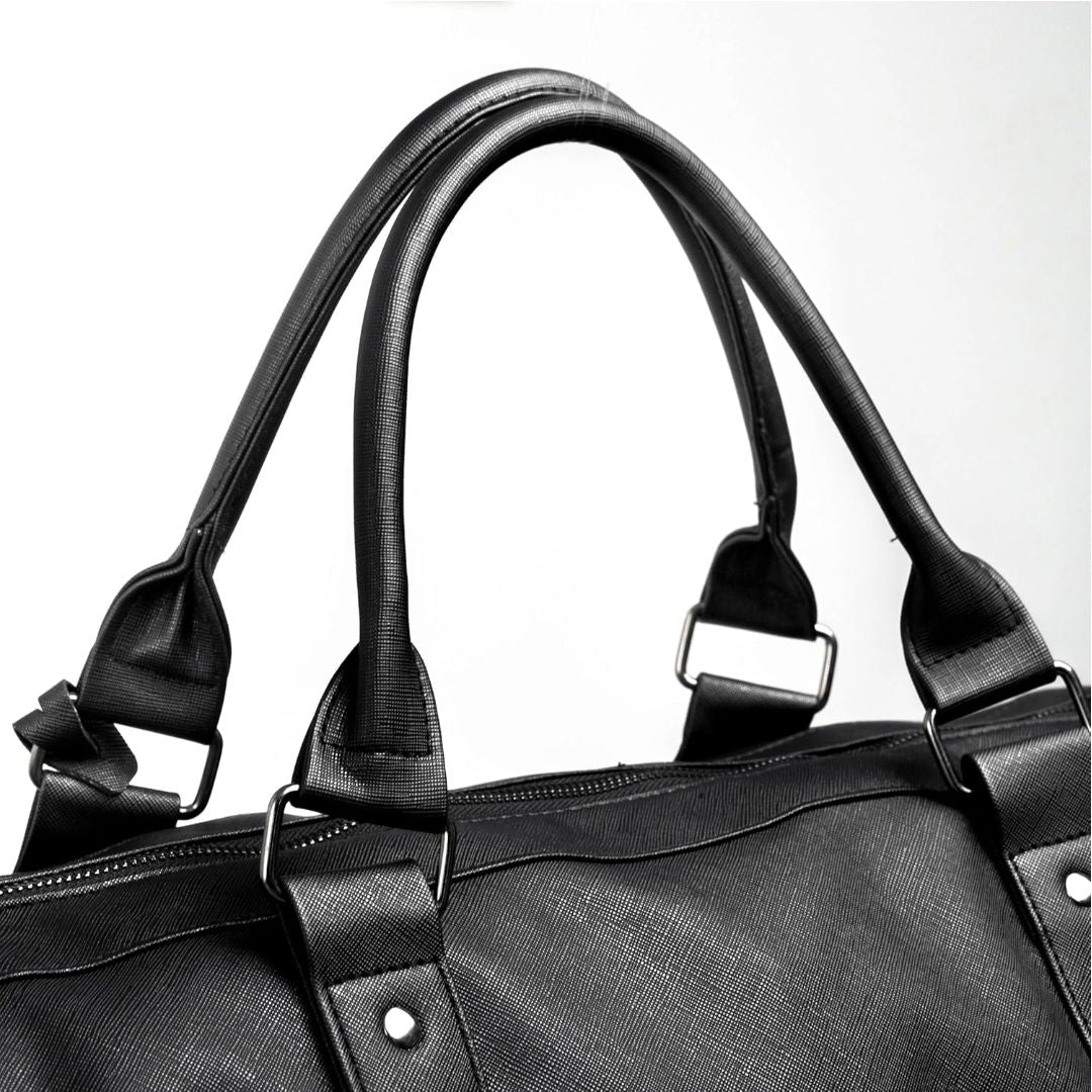 Levelo AllinStyle Saffiano Leather Travel Duffle Bag