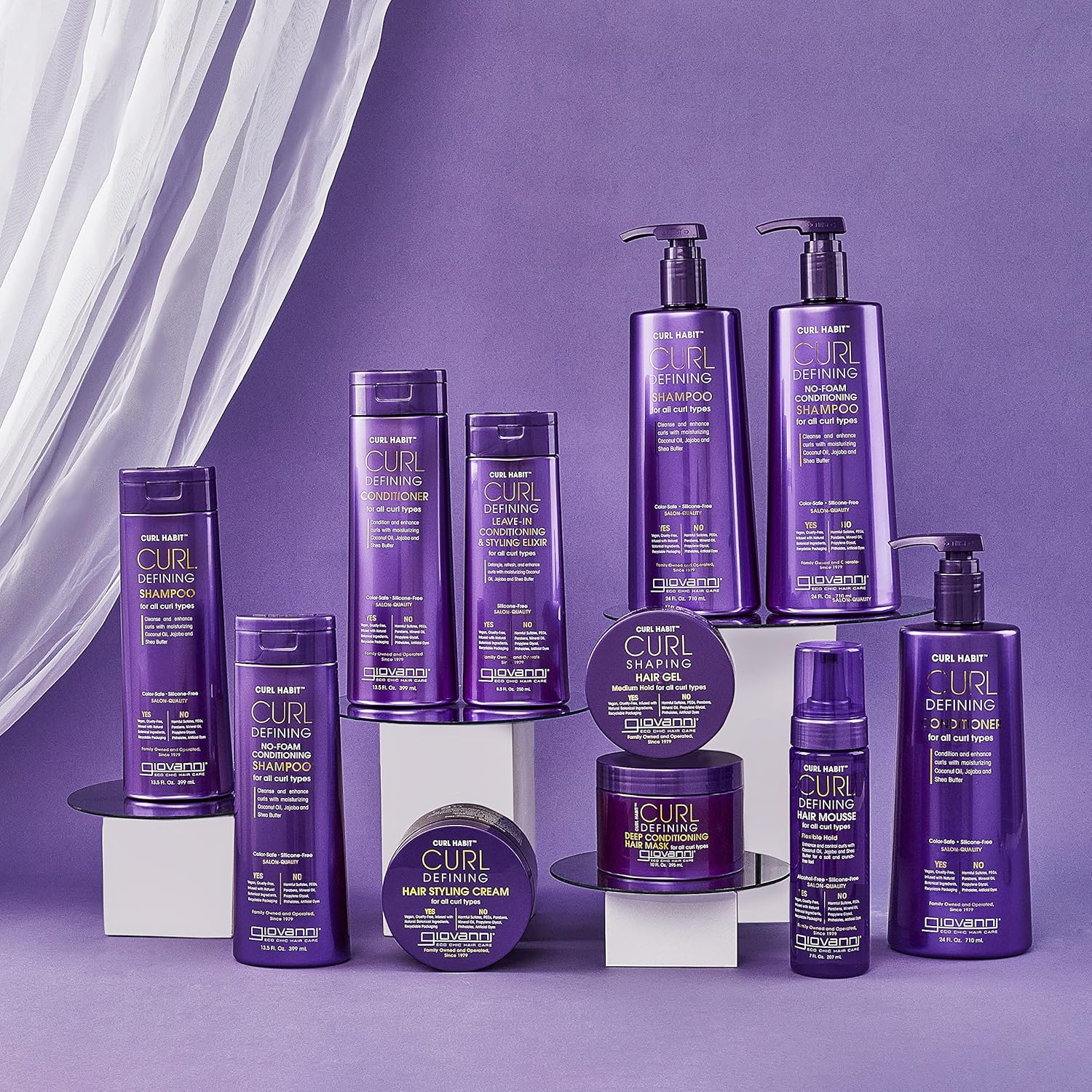 Giovanni Curl Habit Defining No-Foam Shampoo 399Ml