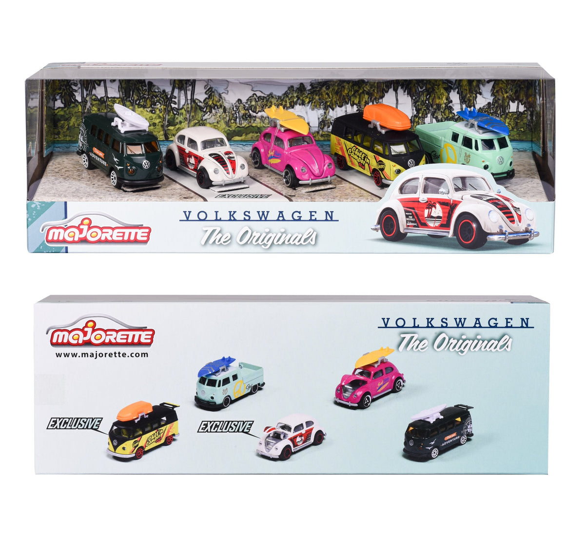 Majorette - VW the originals 5 pieces pack
