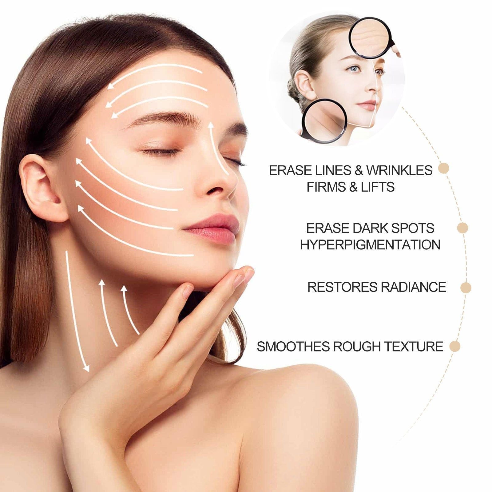 Deep Anti-Wrinkle Serum, Moisturize, Soften Fine Lines, Firm & Brighten Skin ,20ml