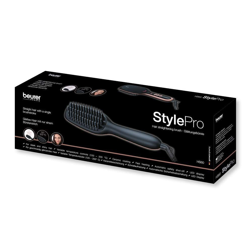 BEURER HS60 HAIR STRAIGHTENING BRUSH