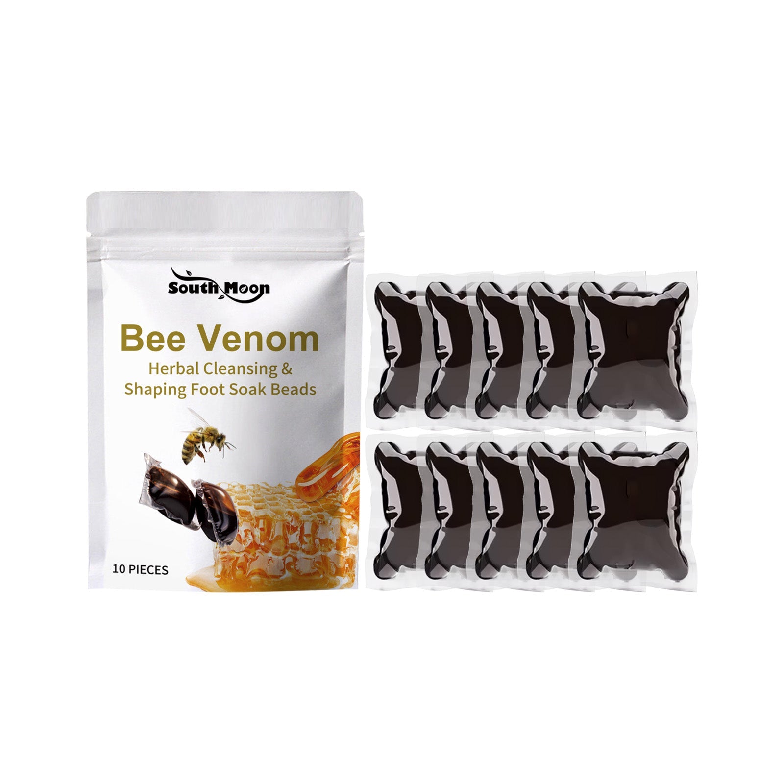 Revitalize Your Feet with Bee Venom Foot Gel, Anti-Swelling, Moisturizing, Body Detox ,7pcs