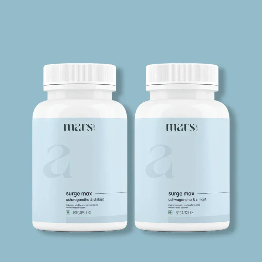 GHC Mars Surge Max Ashwagandha و Shilajit 60 كبسولة عبوة من 2