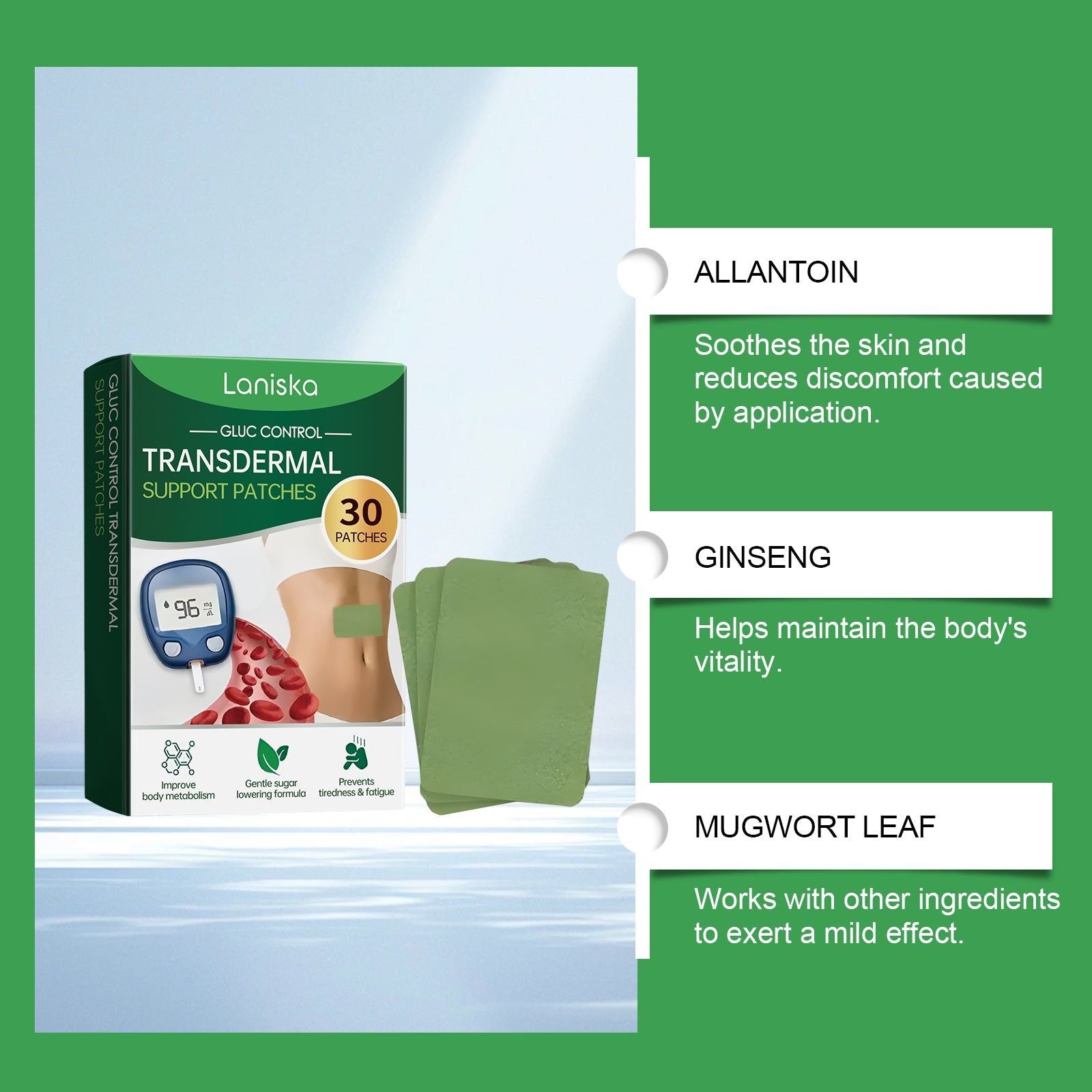 Body Care Patch, Natural Soothing Body Balance, Metabolism Boost, Daily Comfort ,30pcs