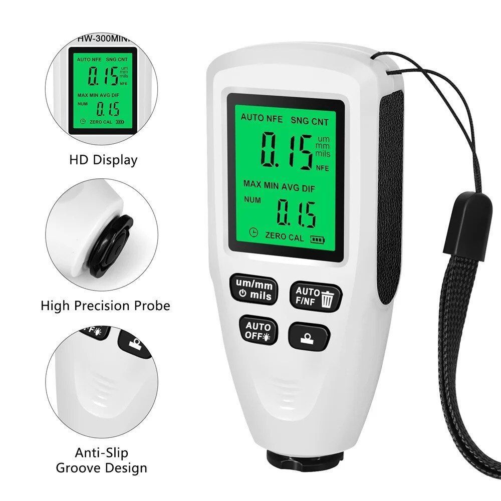 Paint Thickness Gauge Car Coating Thickness Meter For Automobile Paint