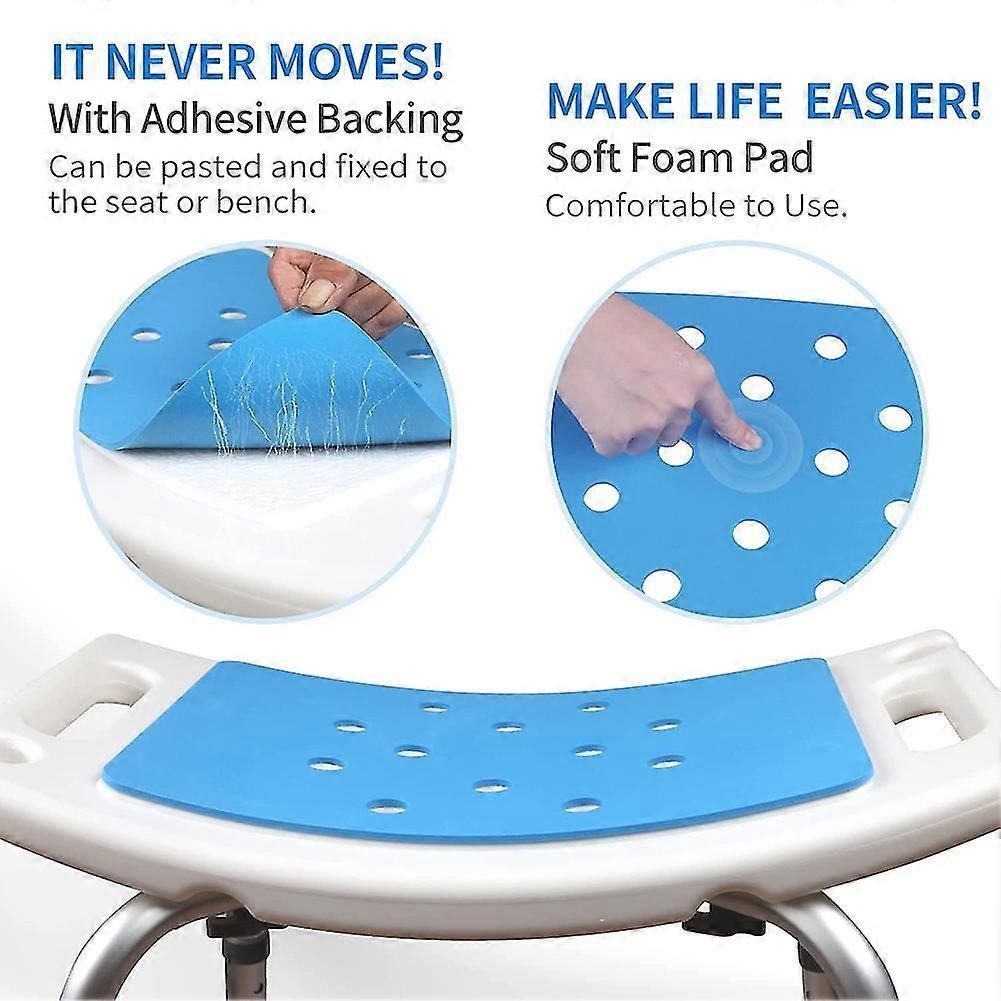Bath Chair Bath Padded Disabled Anti-slip Seat Cushion Portable Mat Pad Stool Cushion Paste For Elderly Children Folding-bbcs zxin