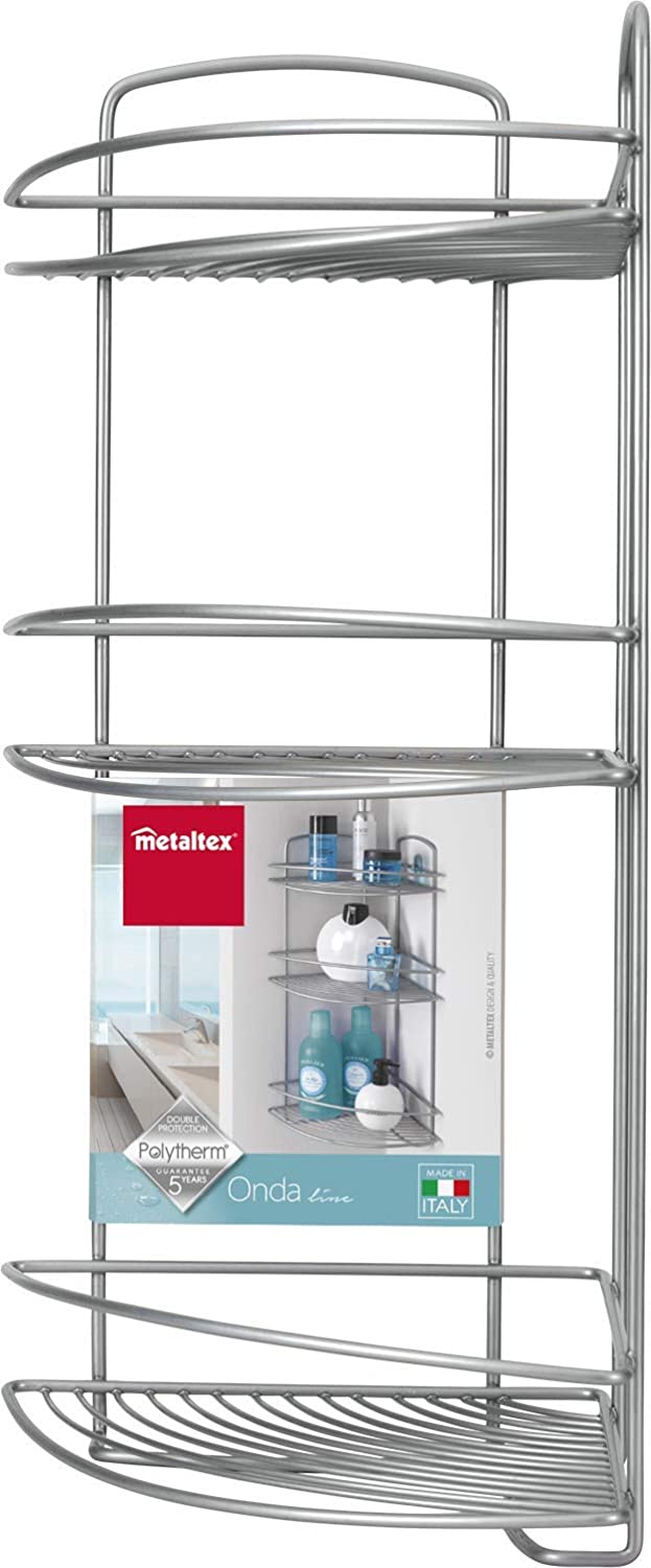 Metaltex 3 Tier Corner Shelf Polytherm