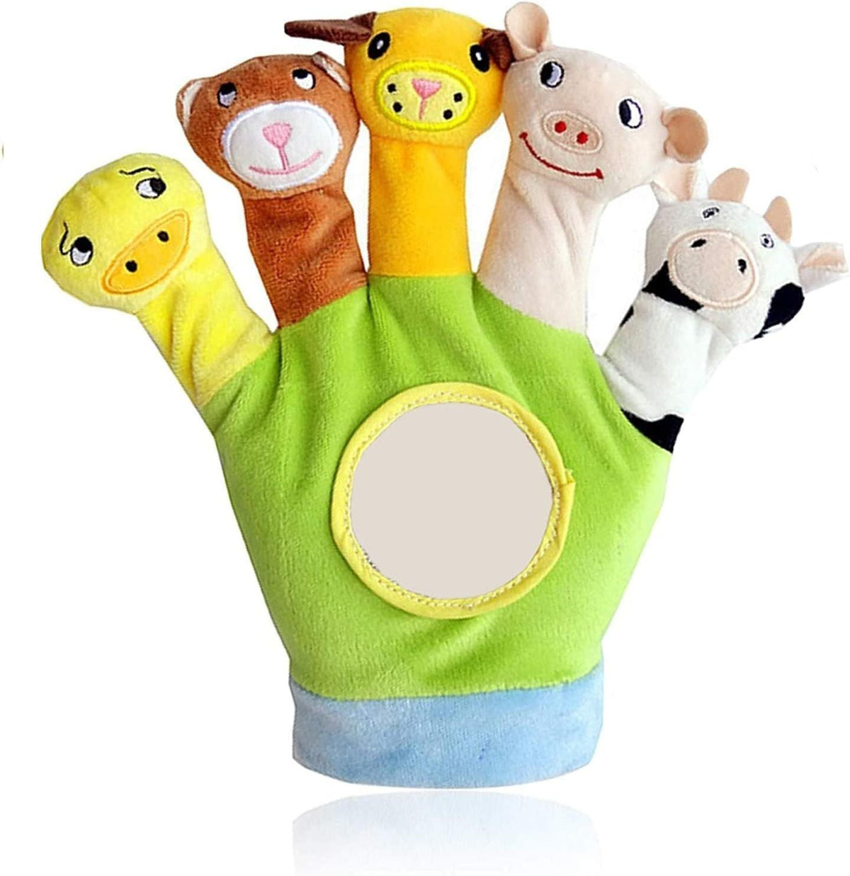 Educational Puppets Toy Glove Cartoon Animal Finger Baby Soft Dolls Toys