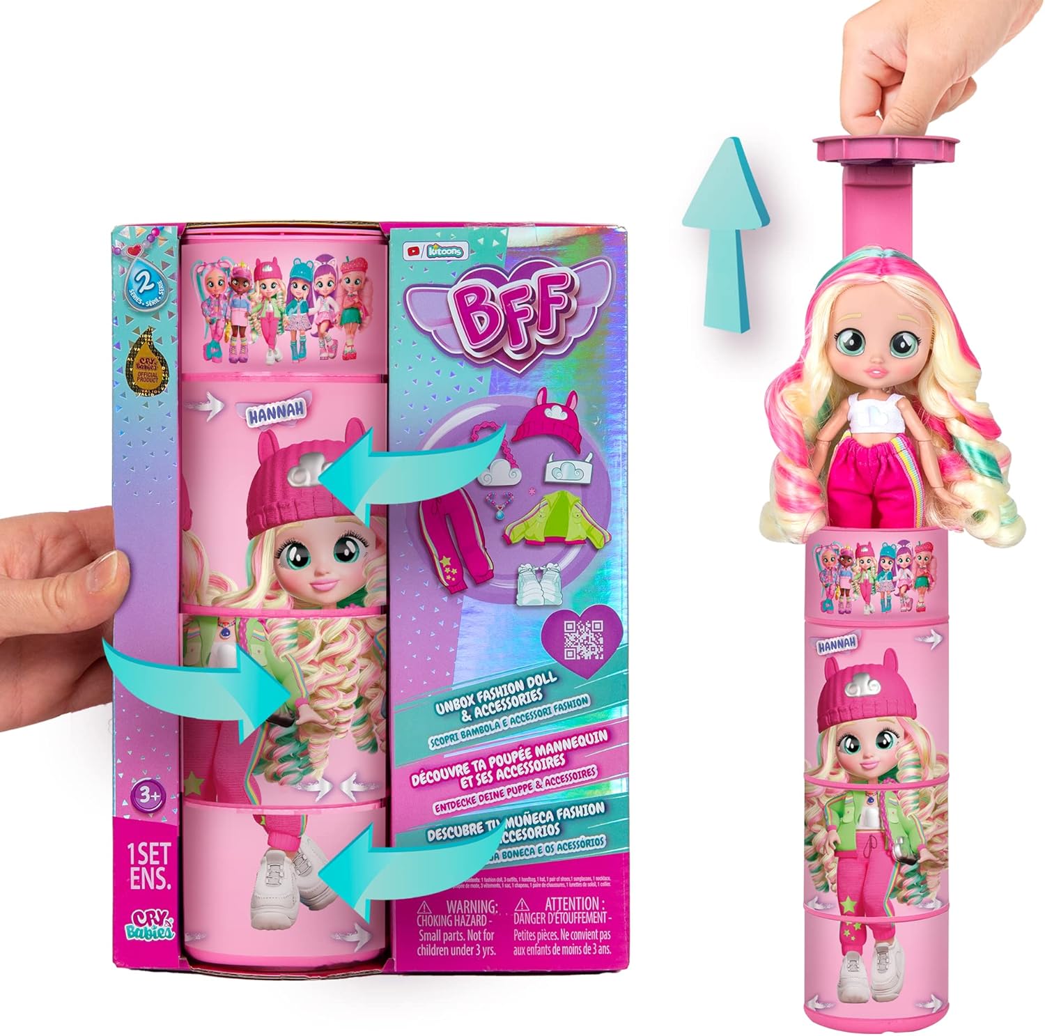 Cry Babies BFF Hannah Fashion Doll