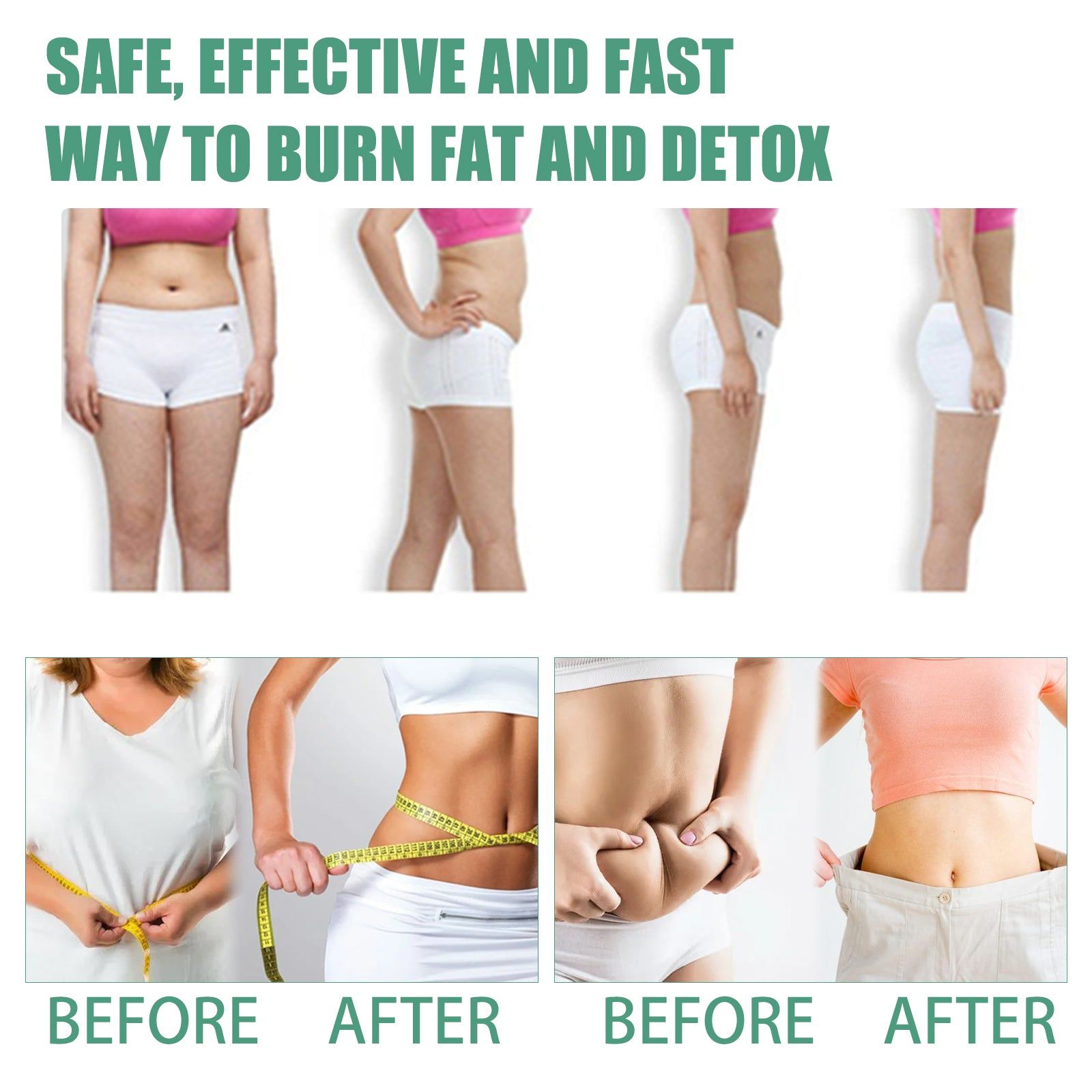 Boost Your Weight Loss with Detox Slimming Tea, Natural Fat Burner, Toxin Remover ,7pcs