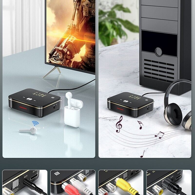 M8 NFC Bluetooth Adapter Audio Receiver Transmitter 3.5MM Interfaces