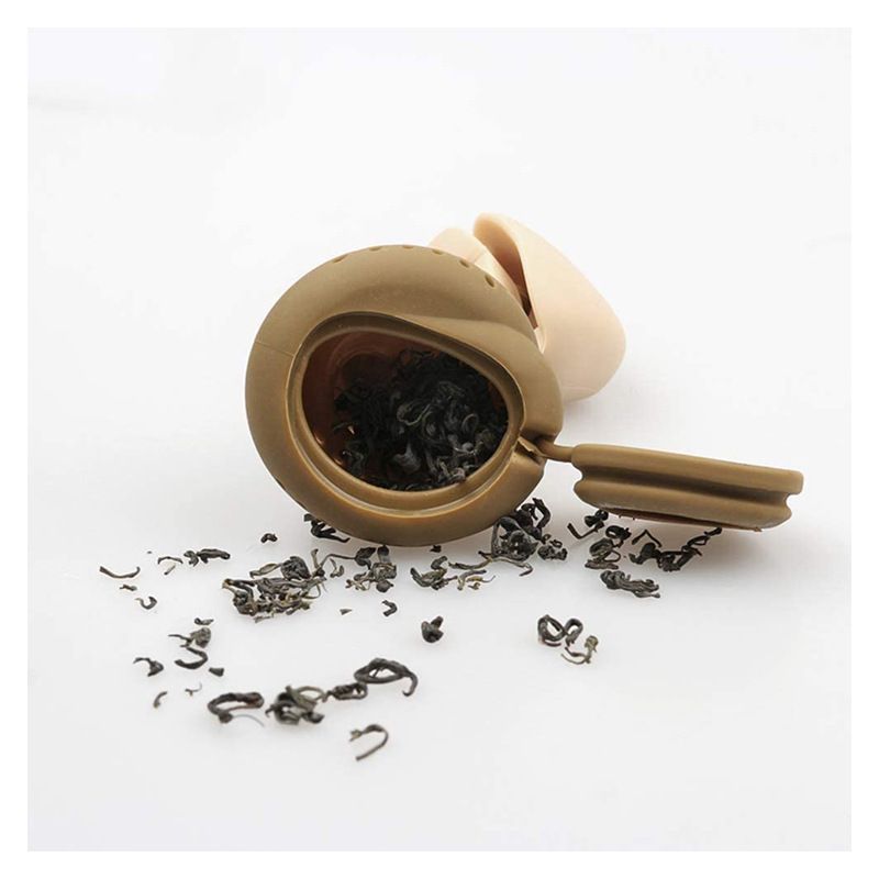 Poop Tea Strainer Loose Leaf Infuser Silicone Tea Leak Net Funny Steeper Tool
