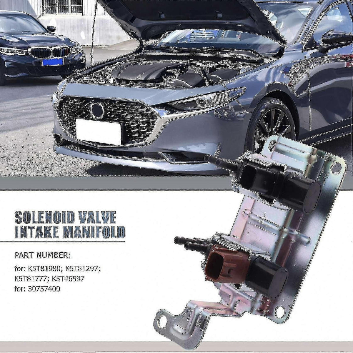 Intake Manifold Solenoid Valve Compatible with Volvo 3.5L Engines