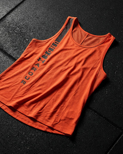 Under Armour-Shirt red black logo