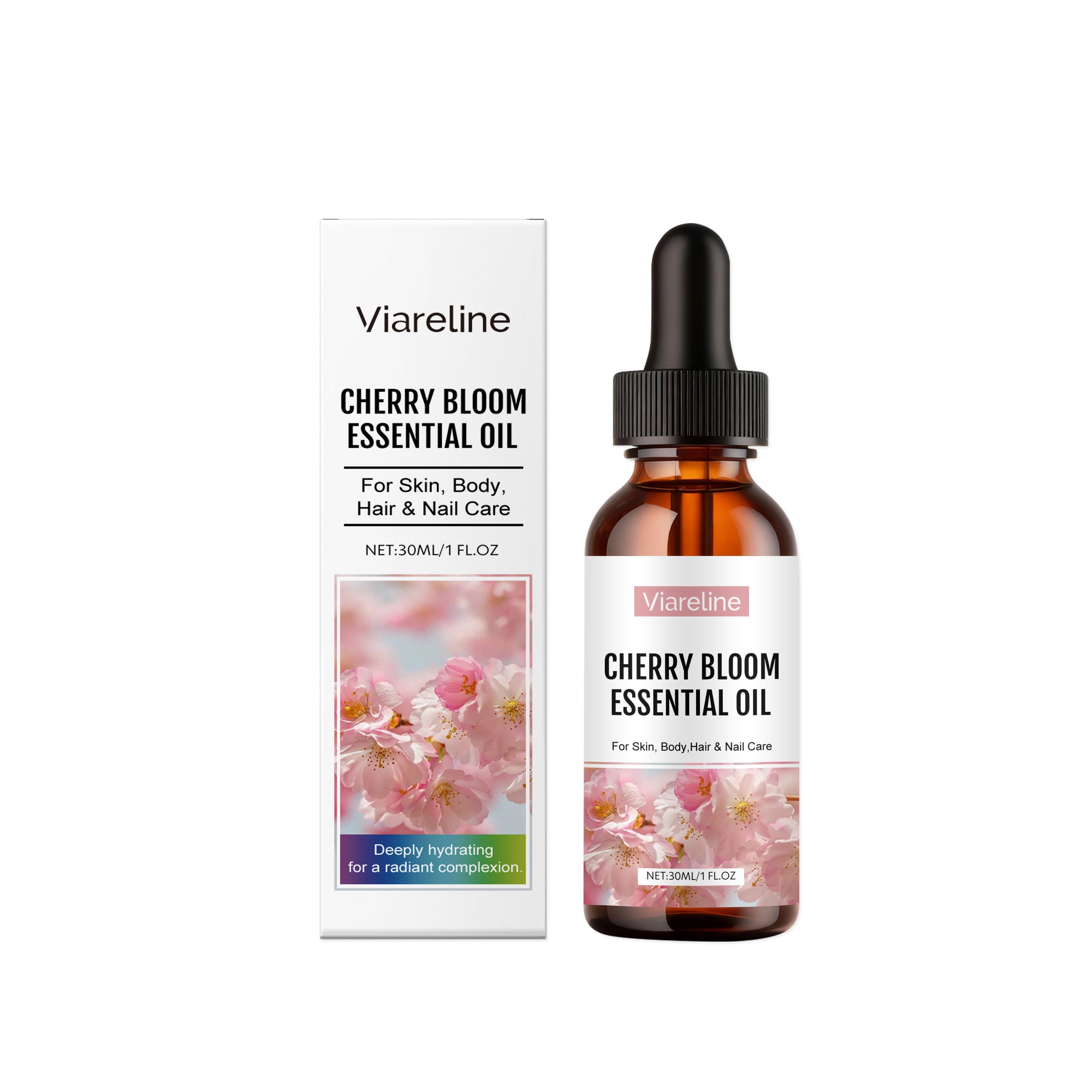 Cherry Blossom Skin Care Oil, Hydrating, Nourishing, Multi-Functional, Daily Moisturizer ,30ml