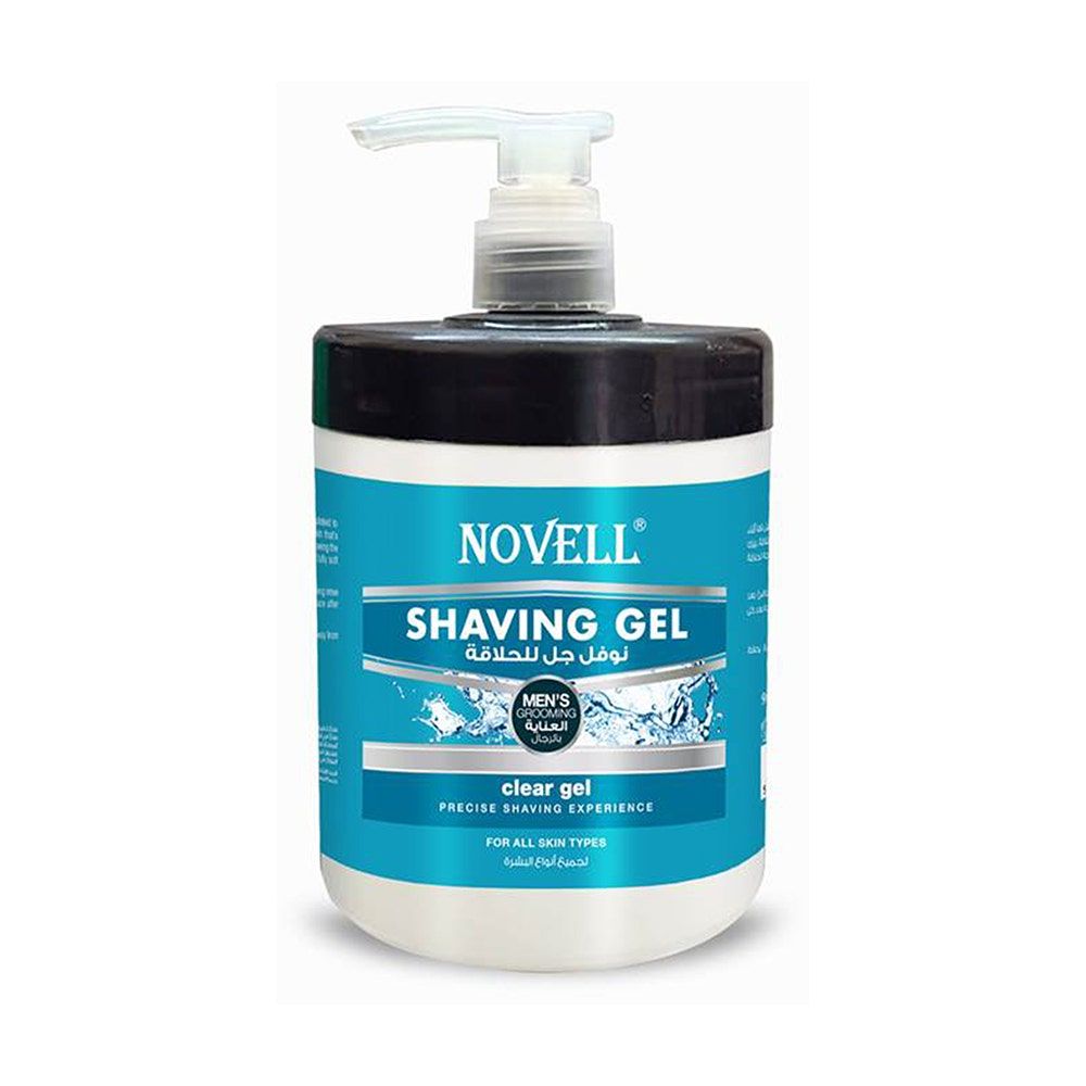 Novell Shaving Gel Mens Grooming, Clear Gel, 900G