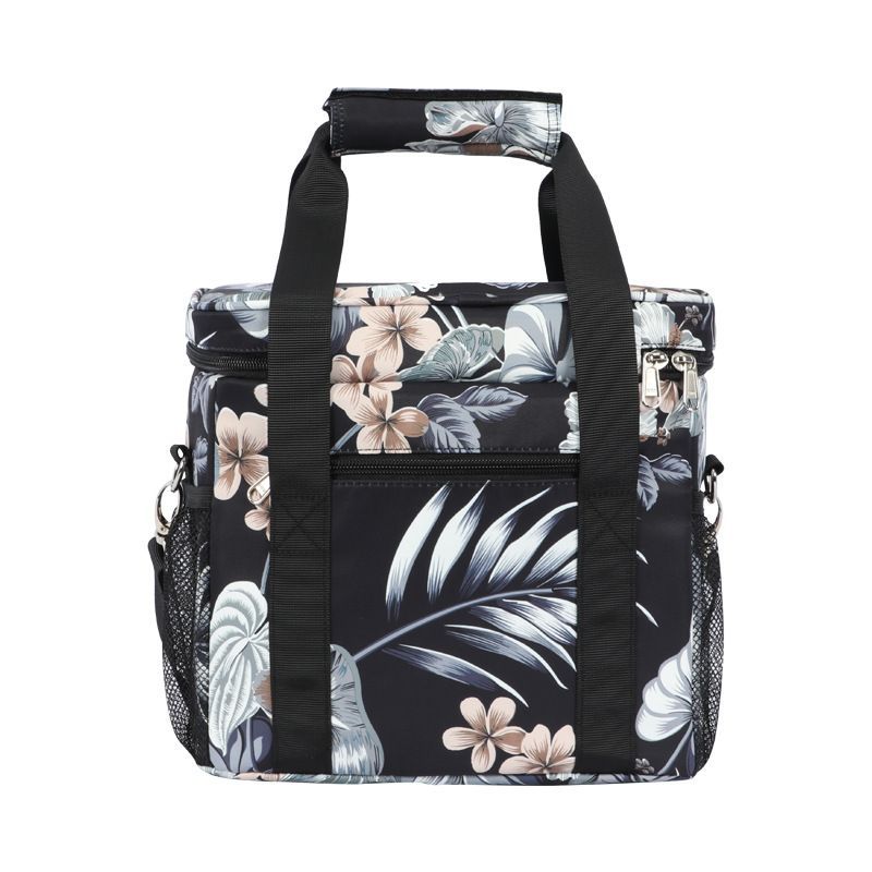 Floral Insulated Lunch Bag Waterproof Bento Cooler Tote