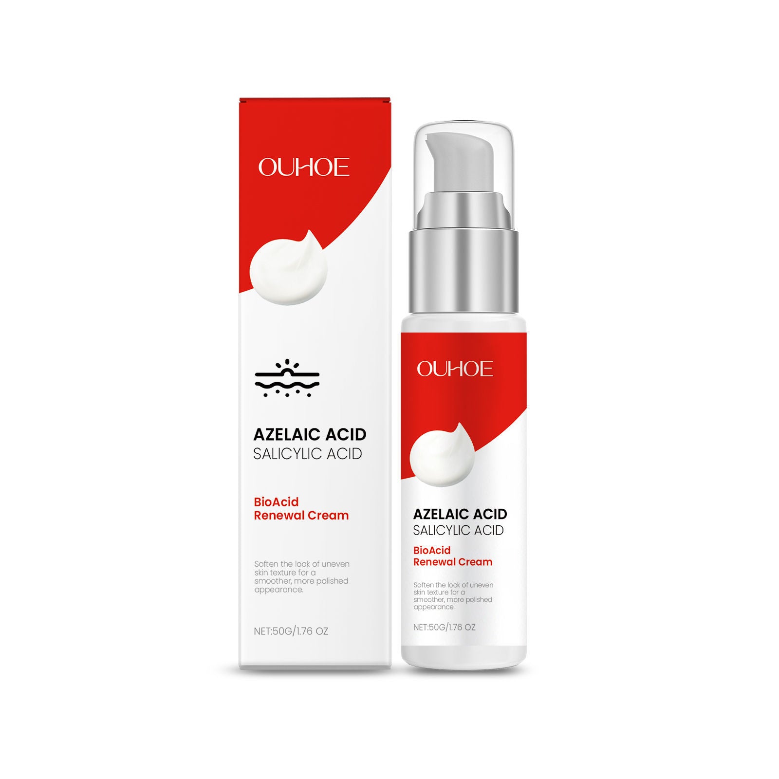 Acne Relief Cream for Skin Repair, Clear Pores, Moisturize, Smooth, Acne Treatment ,50g