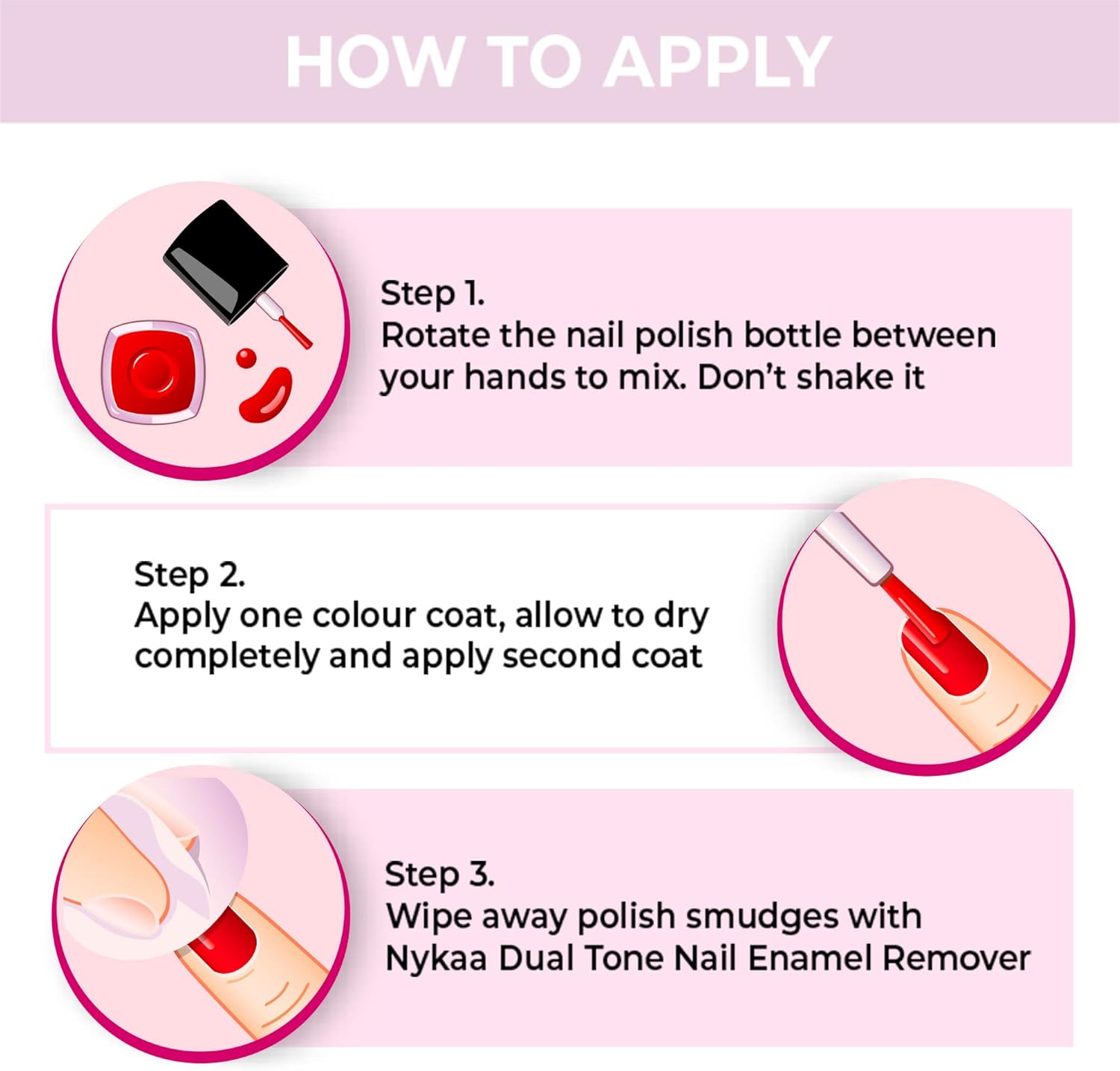 طلاء أظافر Nykaa Cookie Crumble  Cherry Crunch 9 مل رقم اللون 190