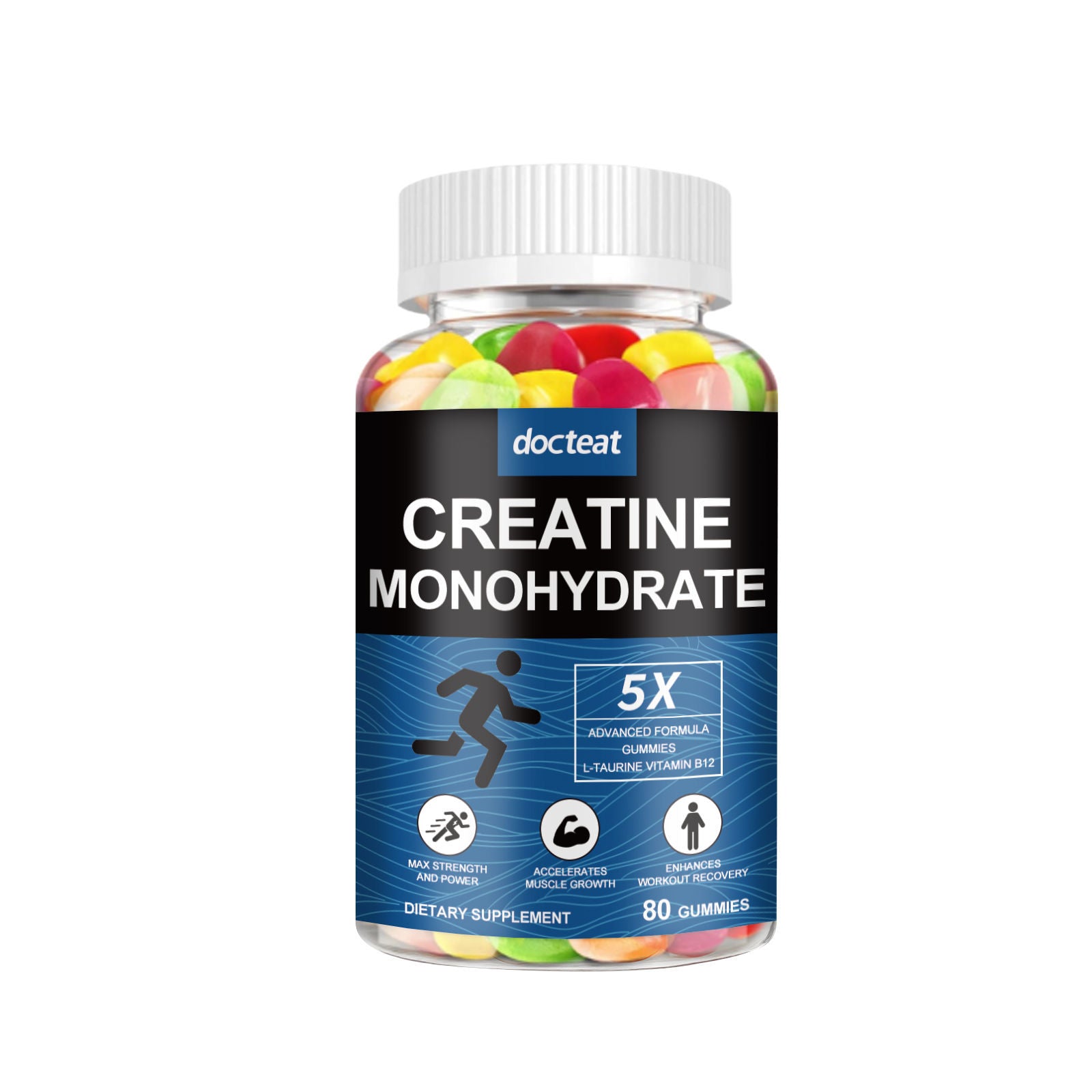 Boost Your Body Care with Creatine Gummies, Energy, Muscle & Performance ,80pcs