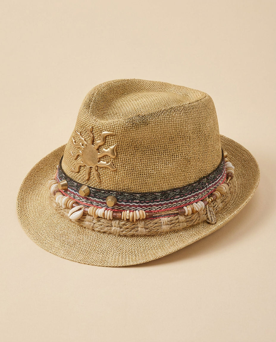 By Carmenzo Golden Sol Hat