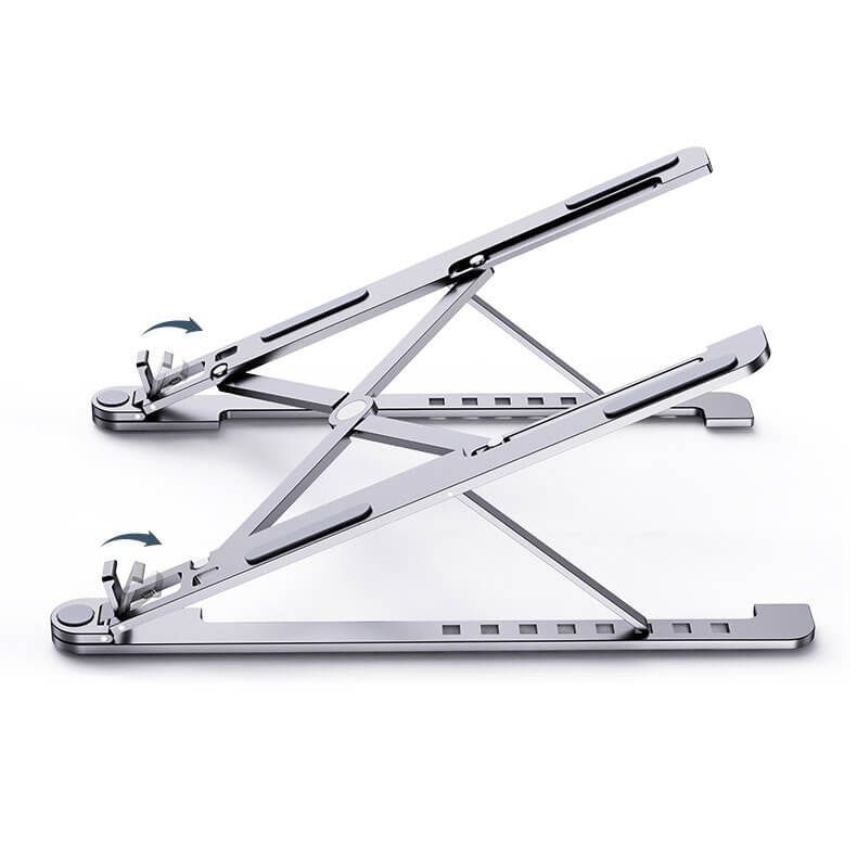 Folding Aluminum Laptop Stand Portable Cooling Rack For Macbook Air Pro