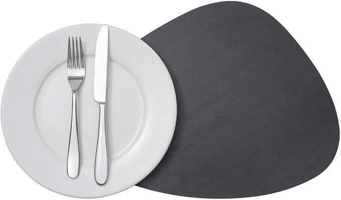 6pcs PU Placemats Non Slip Insulation Place Mats Set For Table