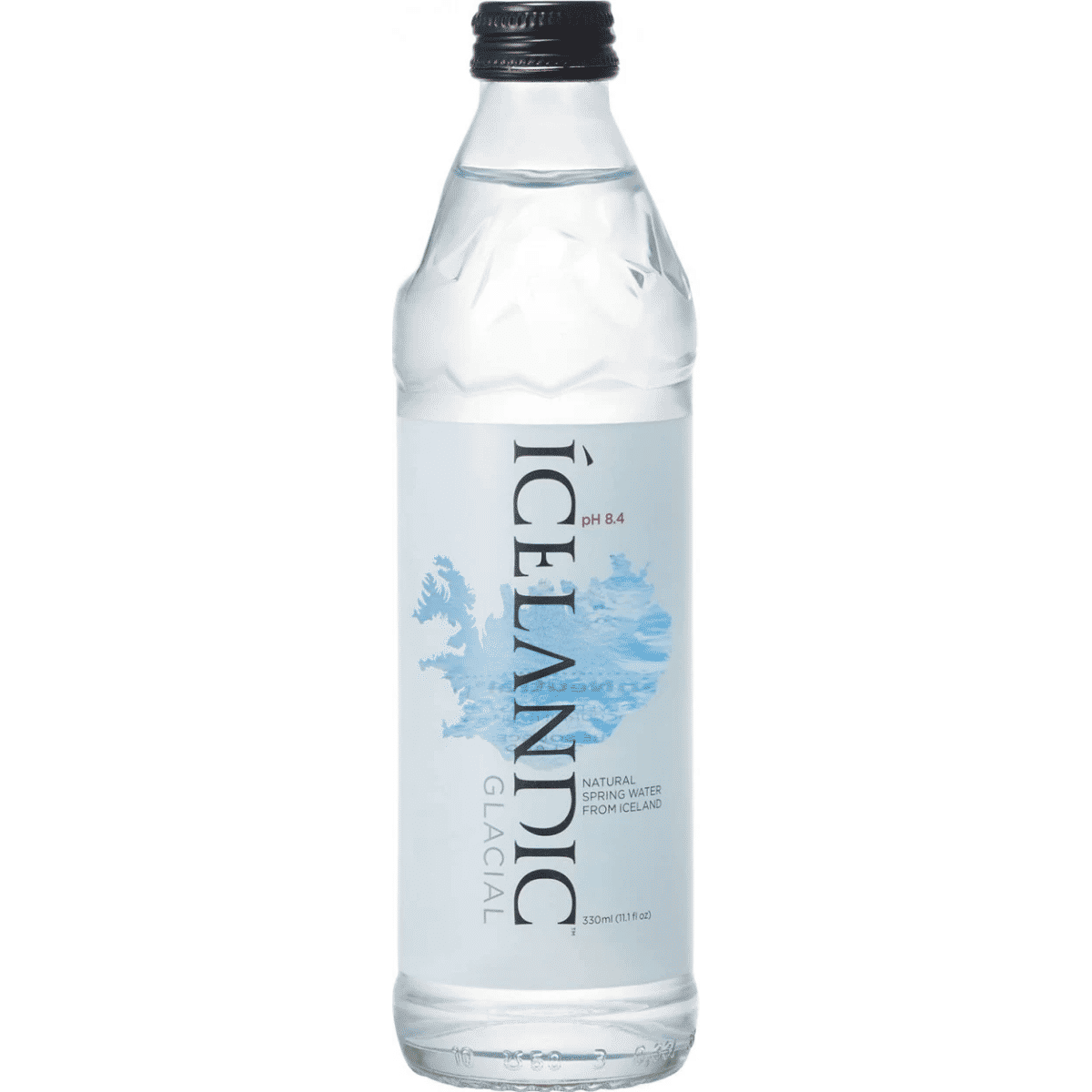 ICELANDIC GLACIAL SPRING WATER 330ML GLASS