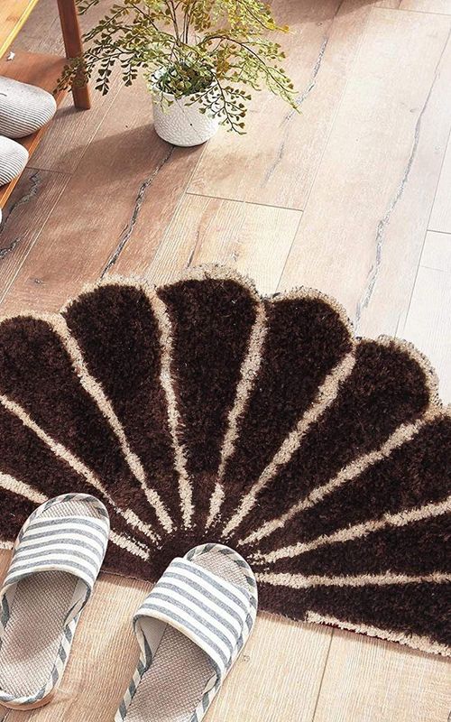 AIESY® Beautiful 5D Designer Half Sunflower Microfiber Door mat