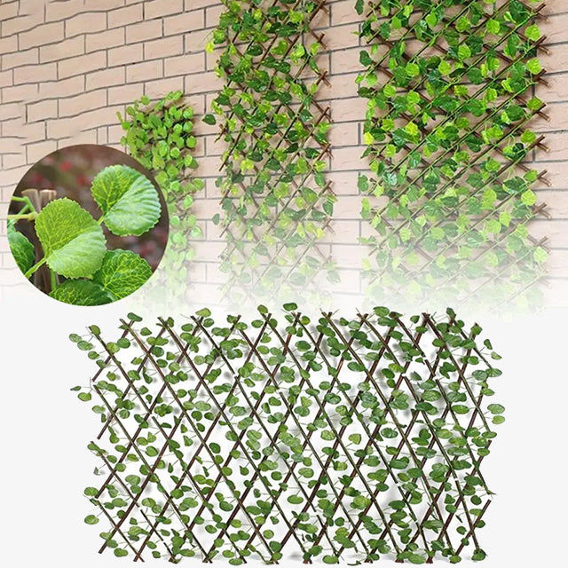 1 Piece Artificial Garden Plant Fence Décor - Realistic Outdoor Decorative Wall for Garden & Patio
