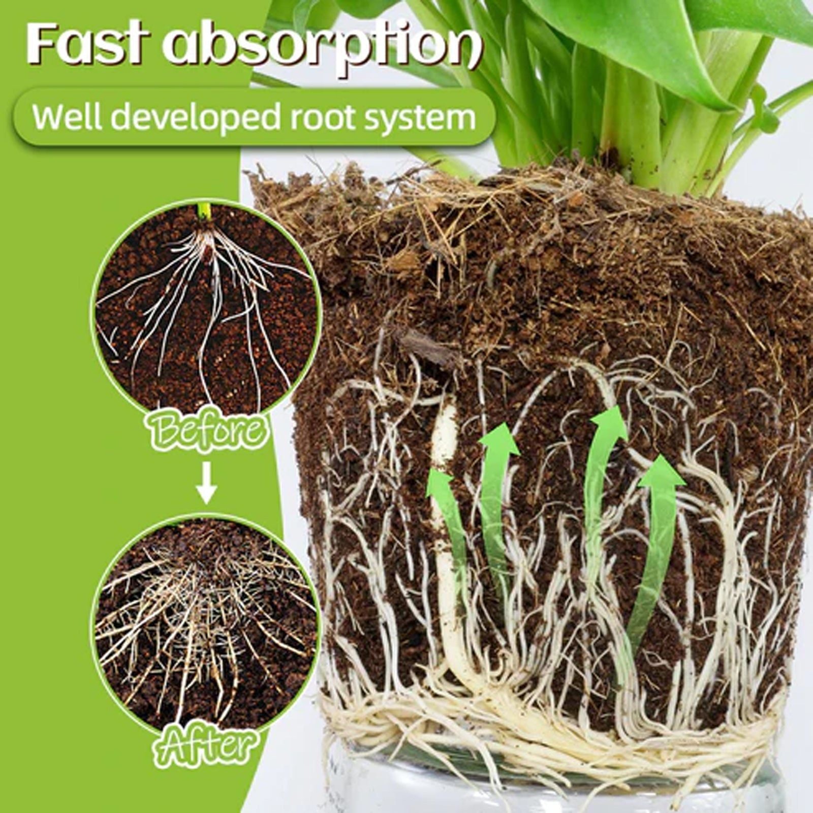 Boost Plant Growth with Activity Stick, Fast Root Nutrition, Garden Fertilizer ,18pieces