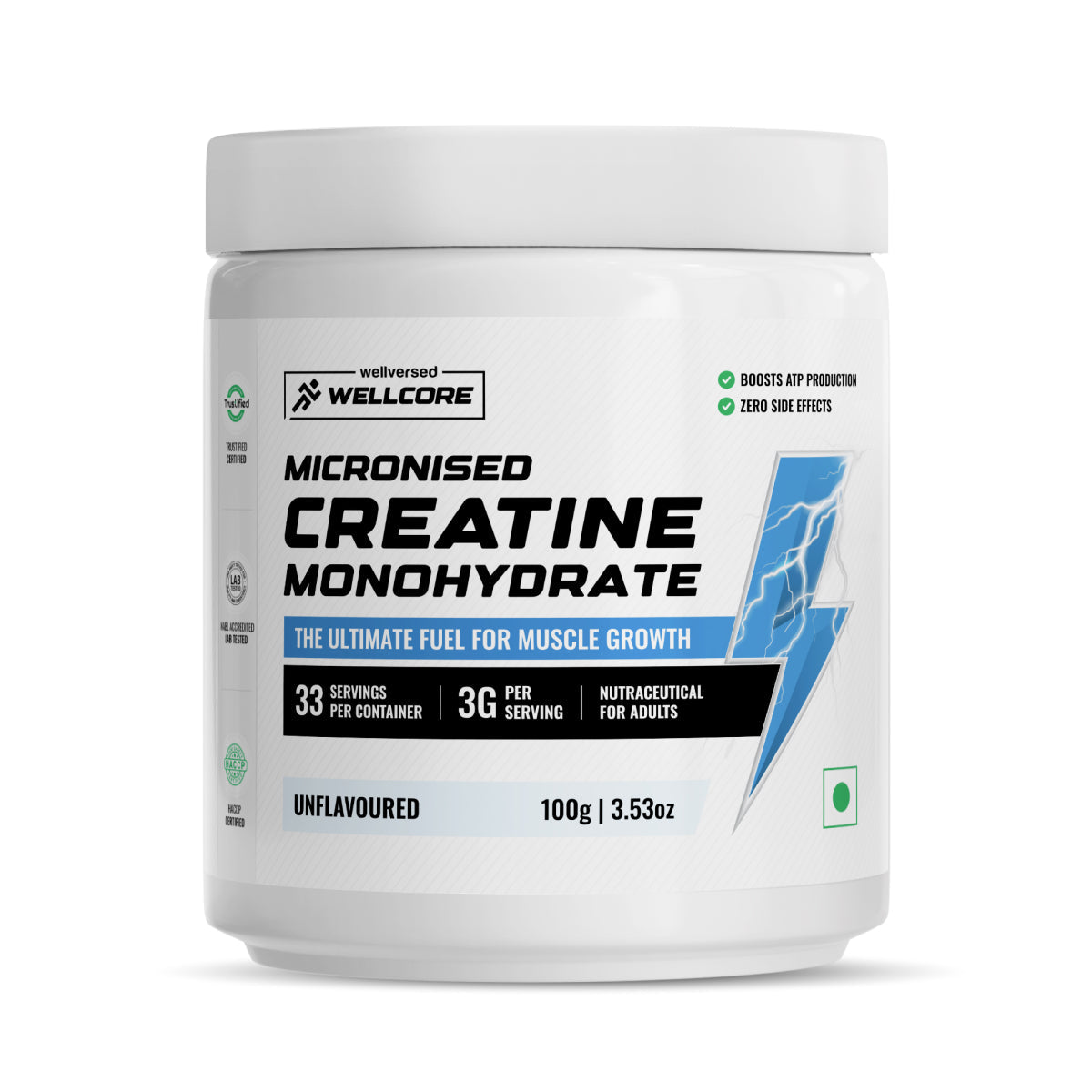 Wellcore Creatine Unflavored 100g
