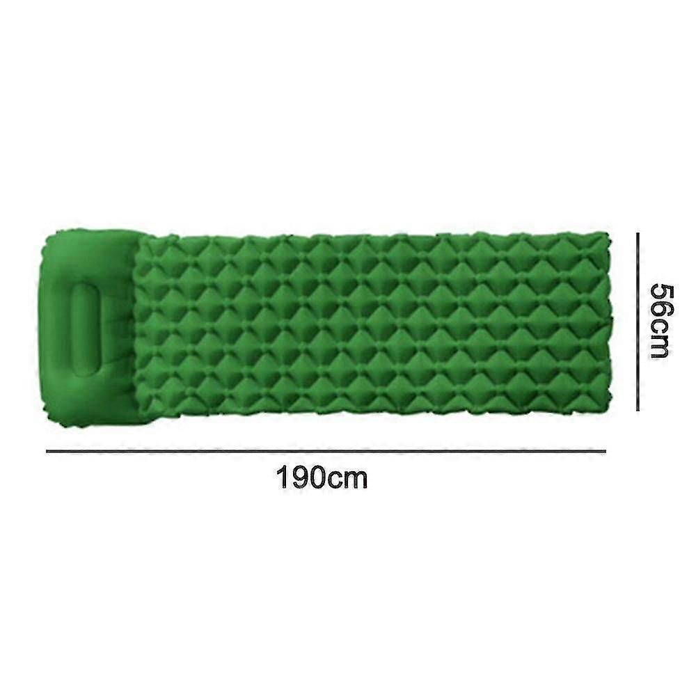 Ultralight Sleeping Pad Built-in Pillow, Inflatable Camping Mattress
