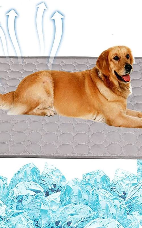 Dog Cooling Mat Sleeping Cooling Pad Washable Cool Blanket For Kennel Sofa Bed