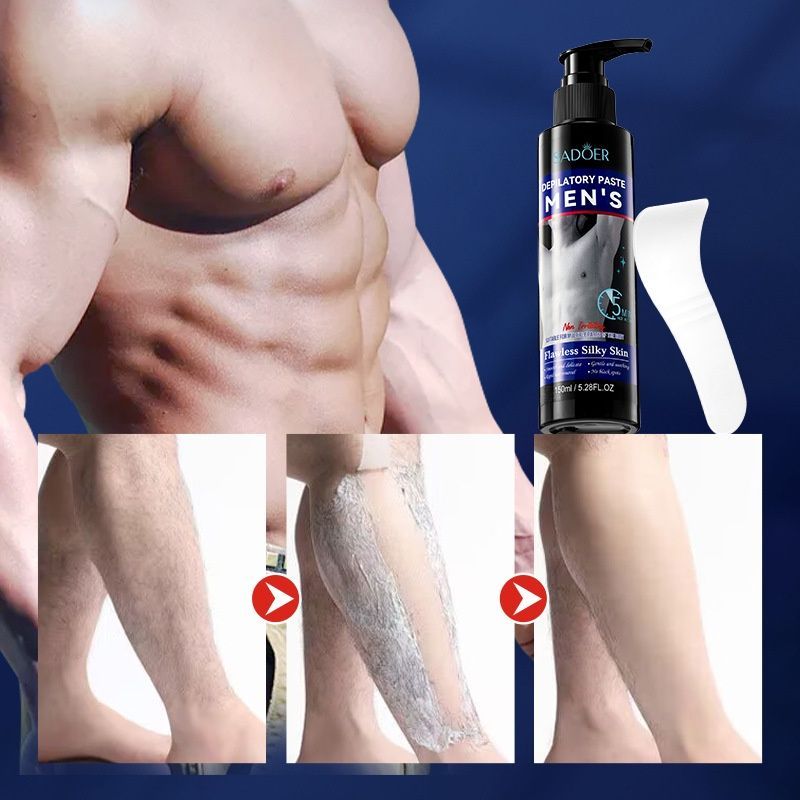 Men’s Hair Removal Cream, Full Body and Non-Irritating - 001-SD33543
