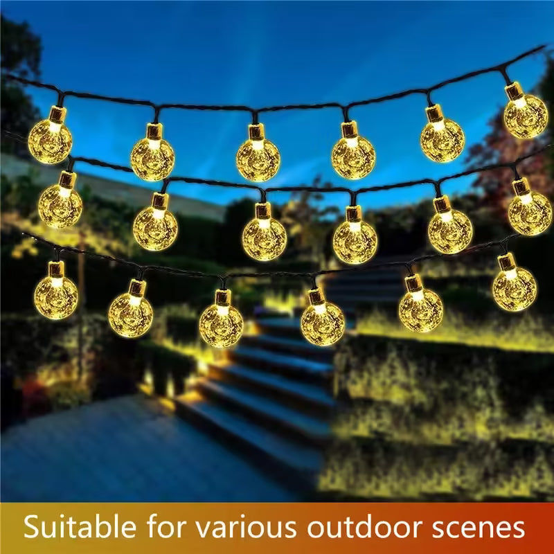 Solar Fairy Lights (20–100 LED)