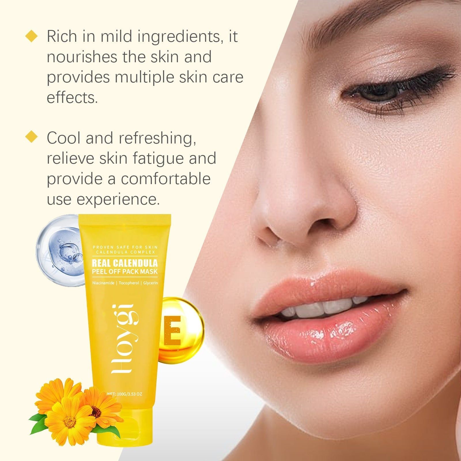 Cleansing Peel Mask for Blackheads, Pores, Brightening, Facial Care ,1set