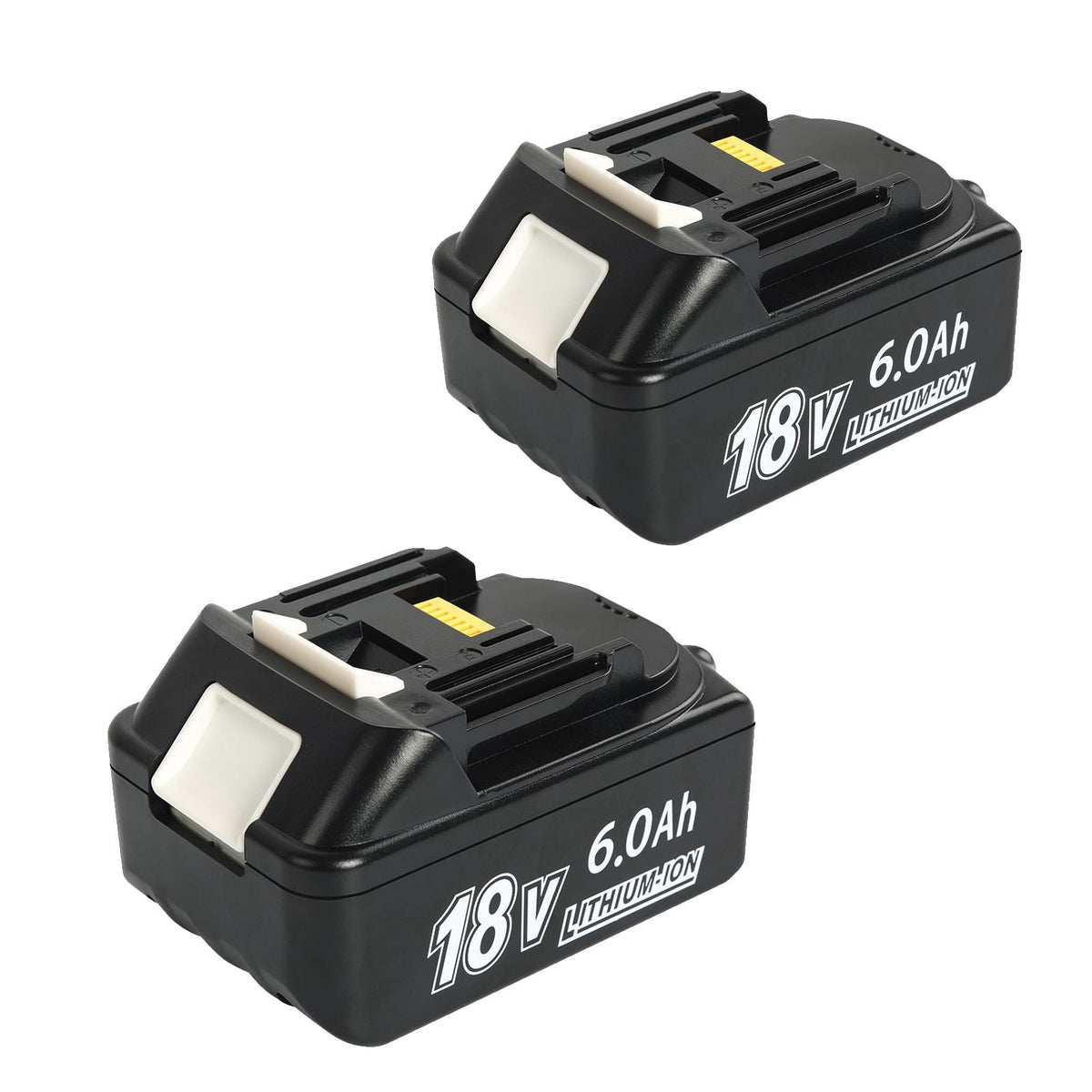 2 Pack 18V 4.0Ah 5.0 Ah 6.0 Ah Replacement Battery For BL1830 BL1850B BL1840 BL1860